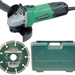 Hitachi G12SS/CD 240 V 115 mm Angle Grinder with Case and Diamond Blade